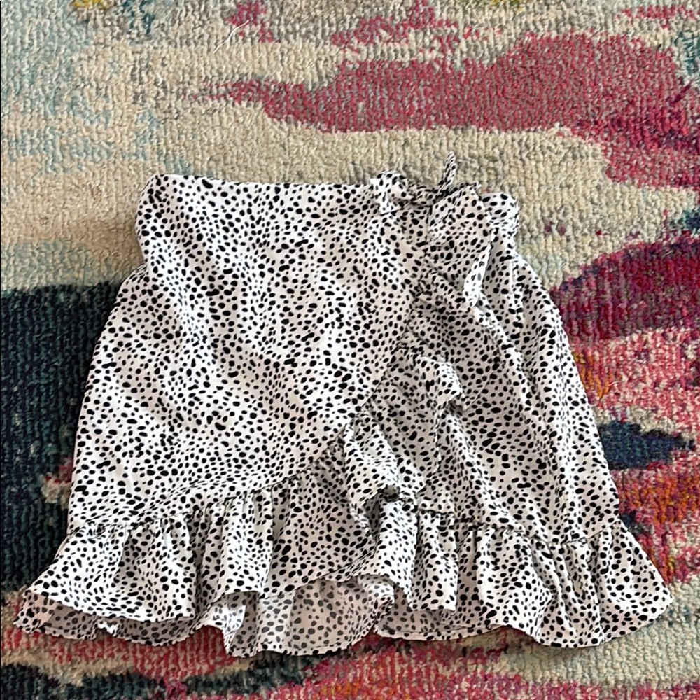Polka Dot Ruffle Skirt